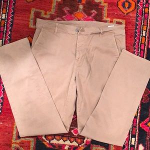 AG The Lux Khaki Tailored Khaki size 38R